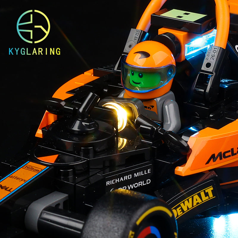 LED Light Kit for 2023 McLaren Formula 1 Race Car 76919