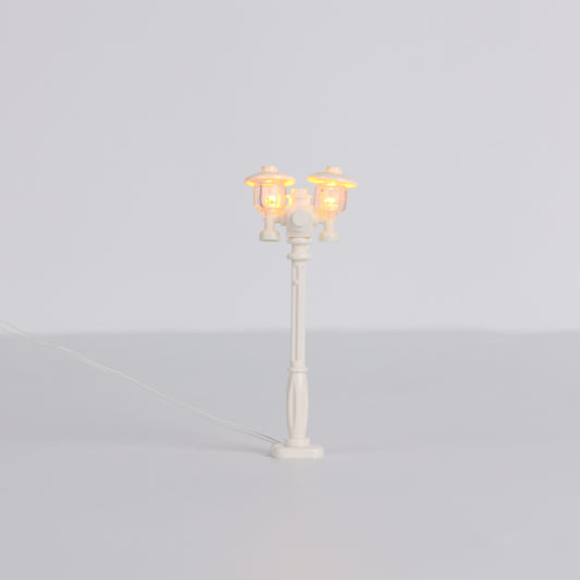 2 heads lamp post 1 in 1 USB