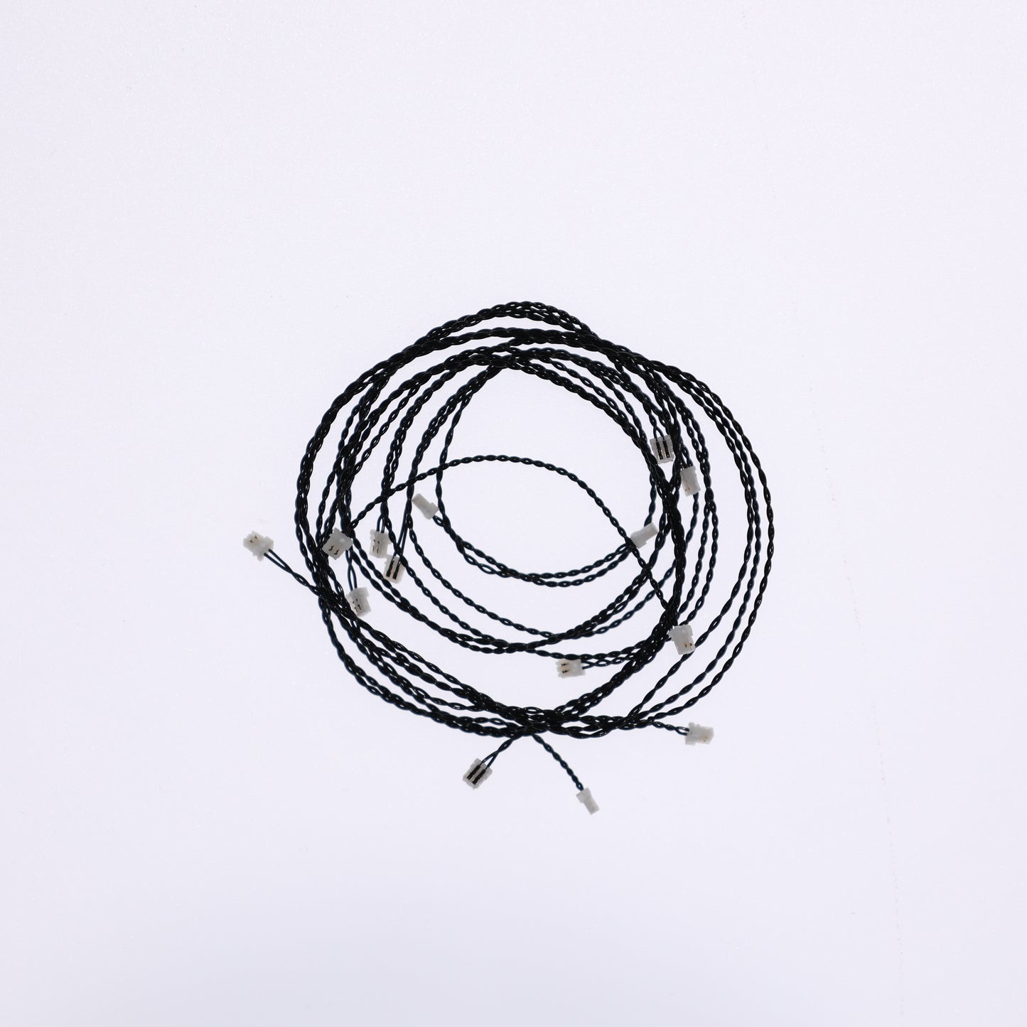 0.8 MM 2Pin Black Connectiing Cables ( Pack of 10 )