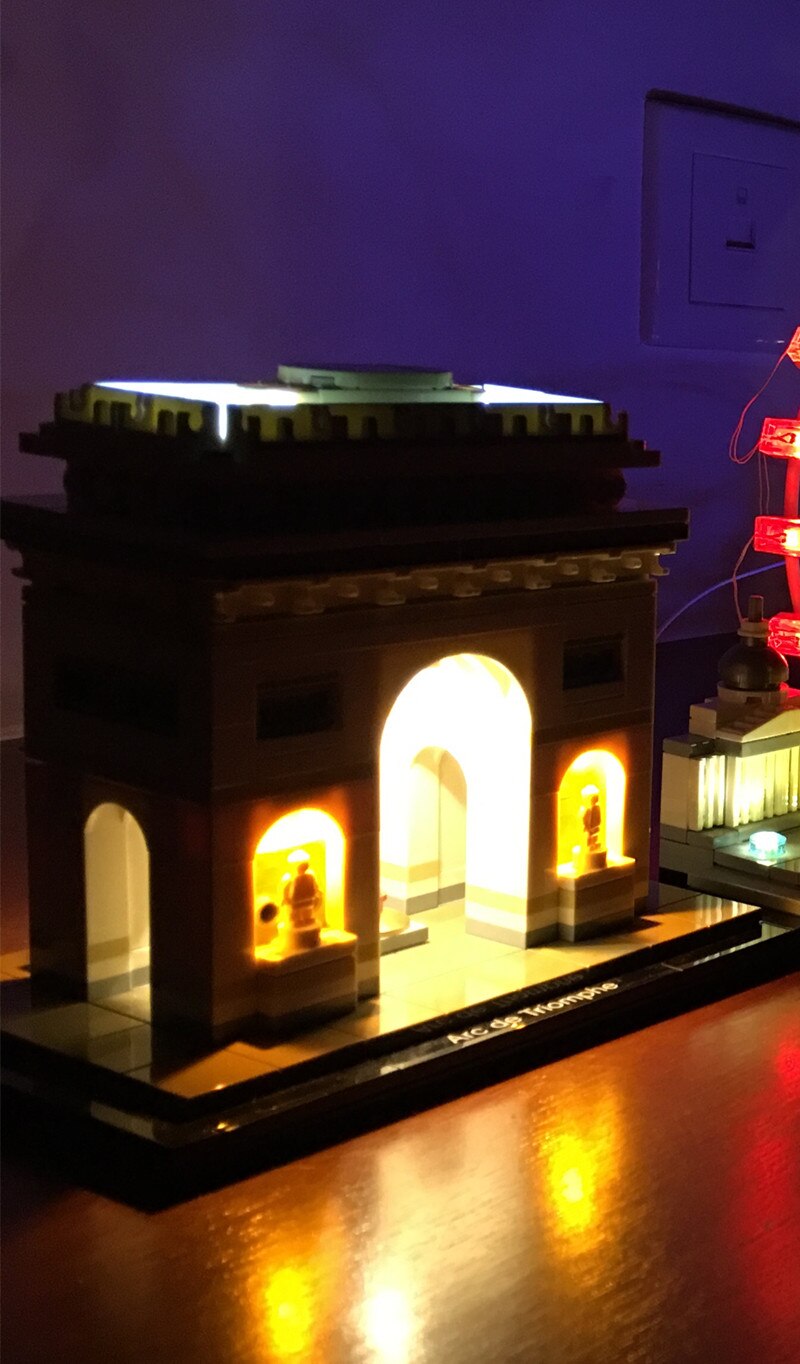 LED Light Kit For Arc de Triomphe #21036