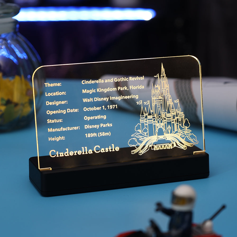 Led Lighting Set for 71040 Cinderella Princess Castle