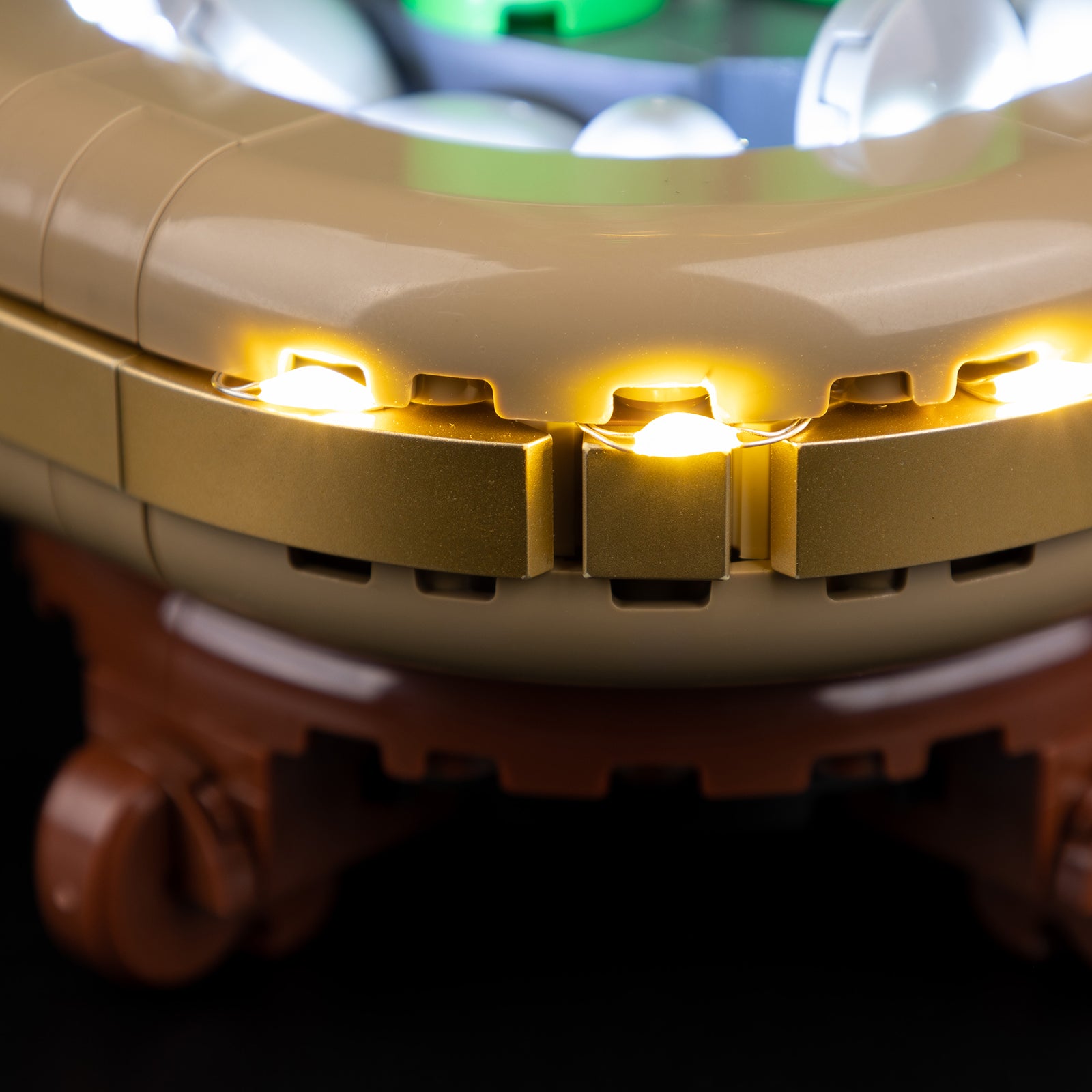 Kyglaring Light Kit for LEGO Lucky Bamboo 10344 - Detail View (LED close-up)