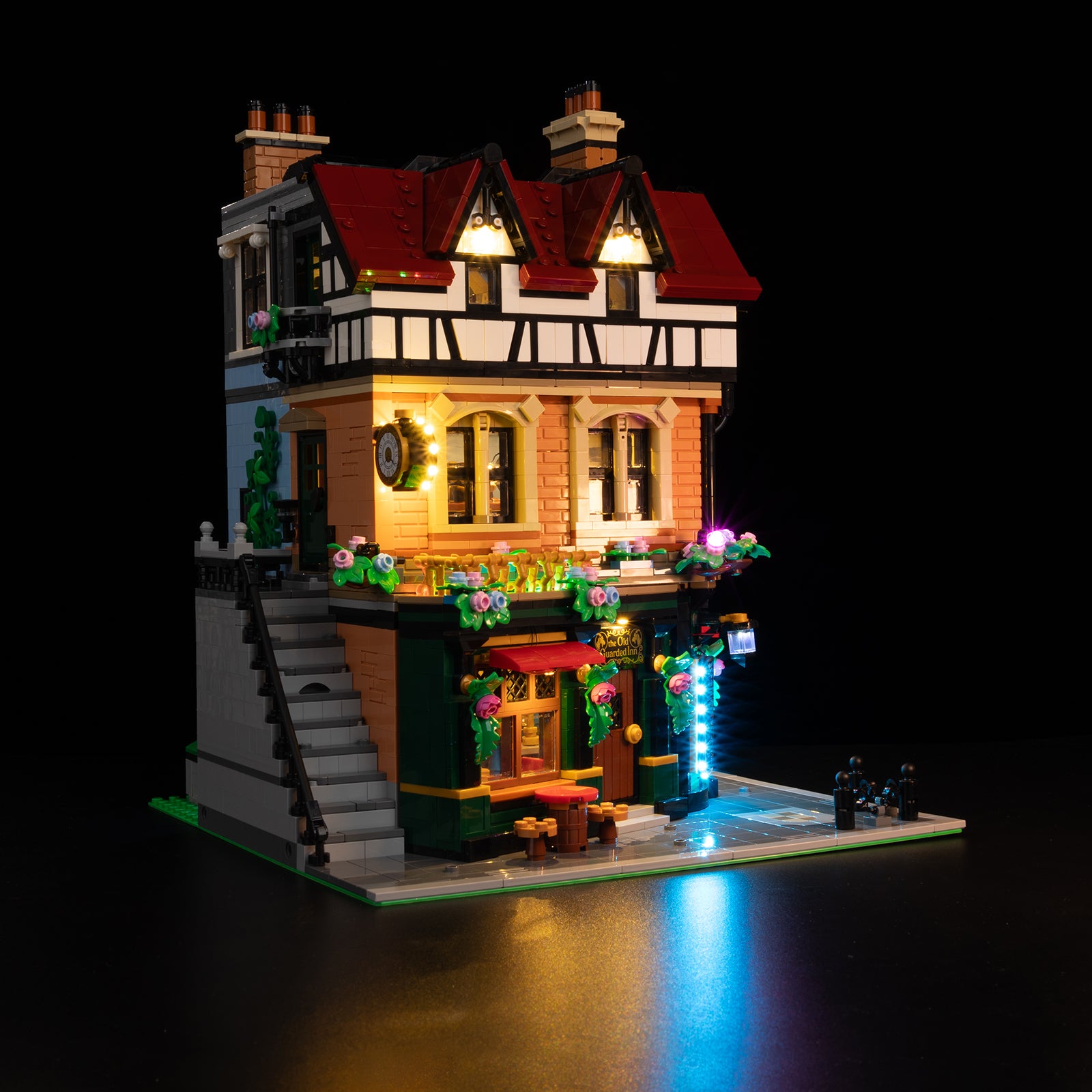 Kyglaring Light Kit for LEGO Tudor Corner 10350 - Gallery Image