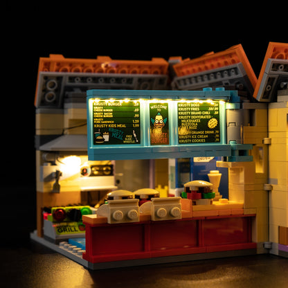 Light Kit For LEGO The Simpsons Krusty Burger 10352 - Gallery Image 6