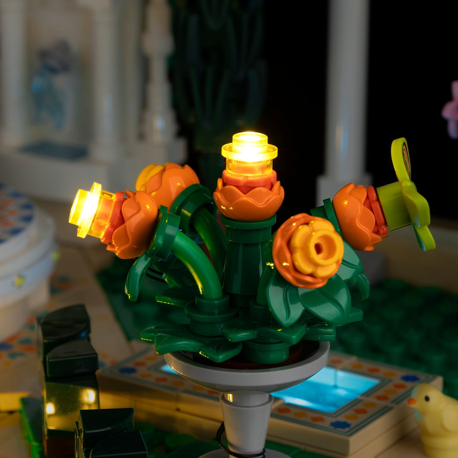 Light Kit For LEGO Fountain Garden 10359 - Gallery Image 6