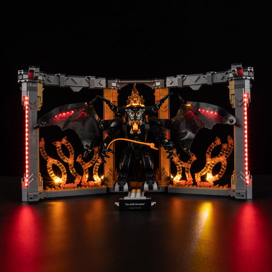Light Kit For LEGO The Lord of the Rings Balrog Book Nook 10367 - Gallery Image 1