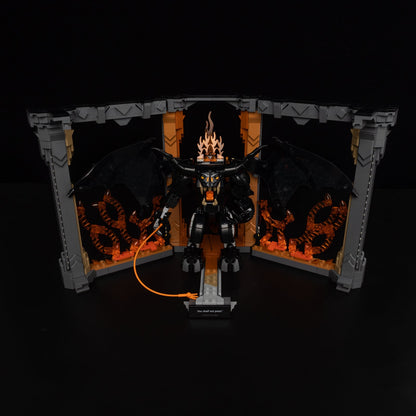 Light Kit For LEGO The Lord of the Rings Balrog Book Nook 10367 - Gallery Image 12