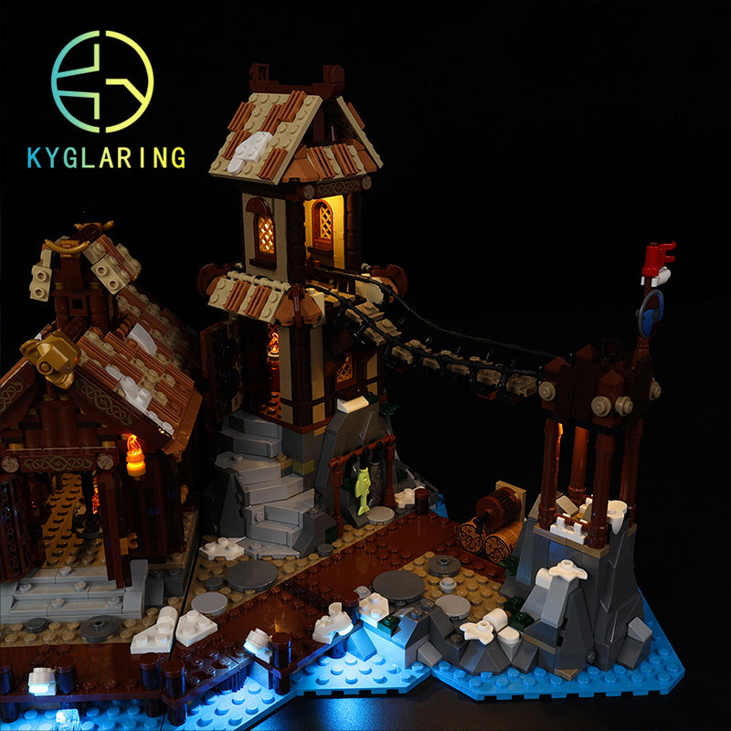 Led Lighting Set for Ideas Viking Village 21343