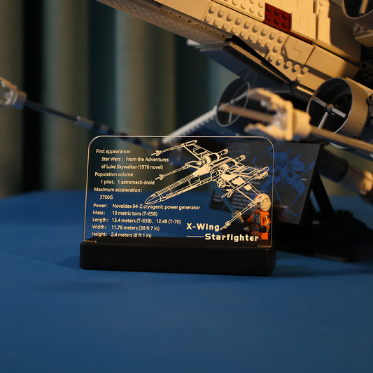 LED Acrylic Nameplate for Colosseum #75355