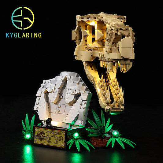 Led Lighting Set for Dinosaur Fossils: T. rex Skull 76964