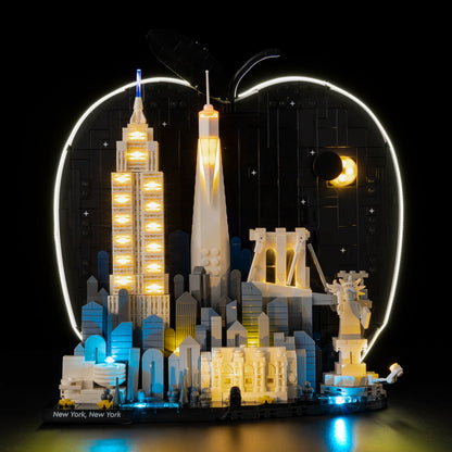 Light Kit For LEGO New York New York 21066 - 2-on