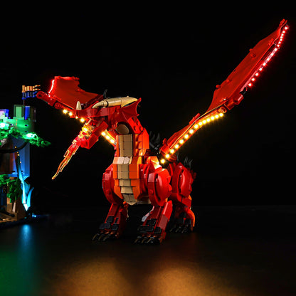 Light Kit For LEGO Dungeons-Dragons-Red-Dragons-Tale 21348 - Gallery Image 26