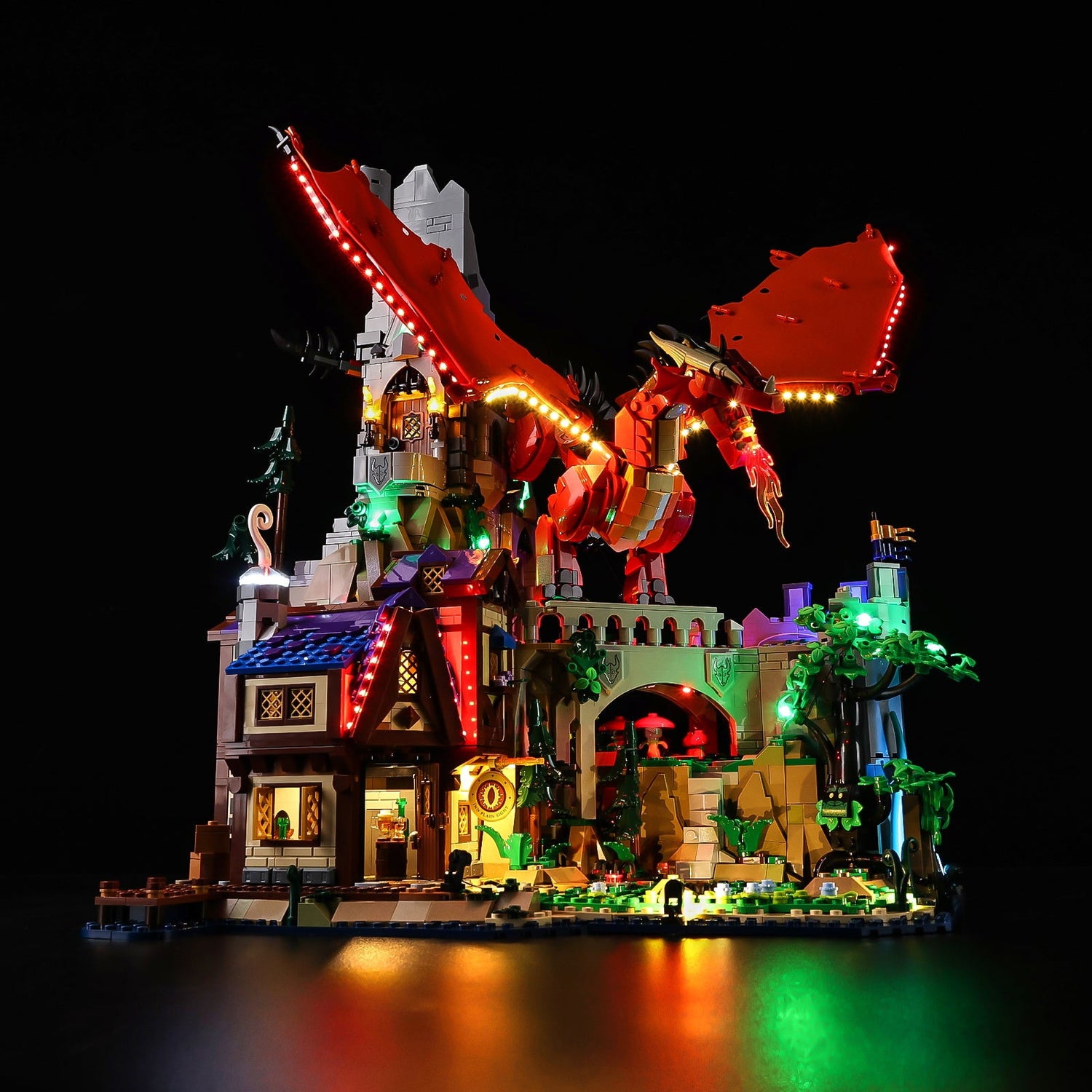Light Kit For LEGO Dungeons-Dragons-Red-Dragons-Tale 21348 - Gallery Image 3