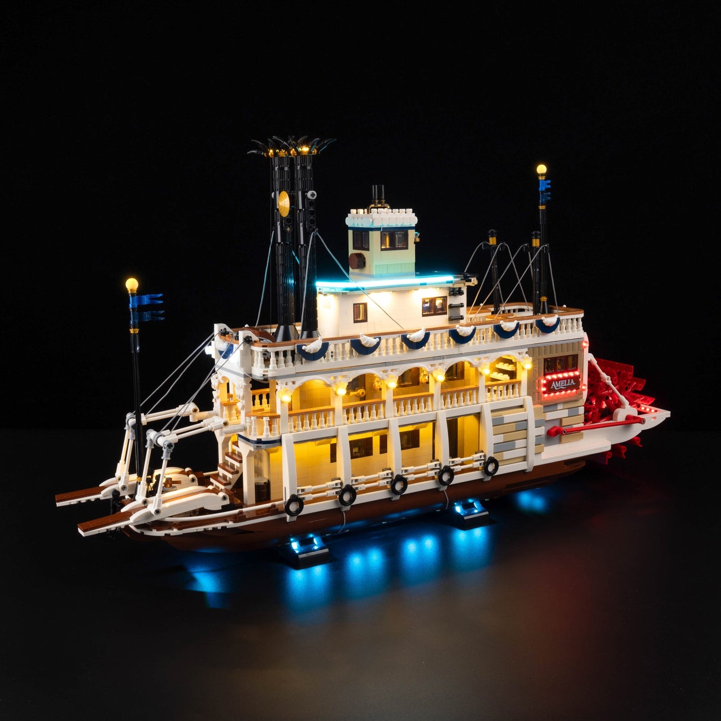 Light Kit For LEGO River-Steamboat 21356 - Gallery Image 1