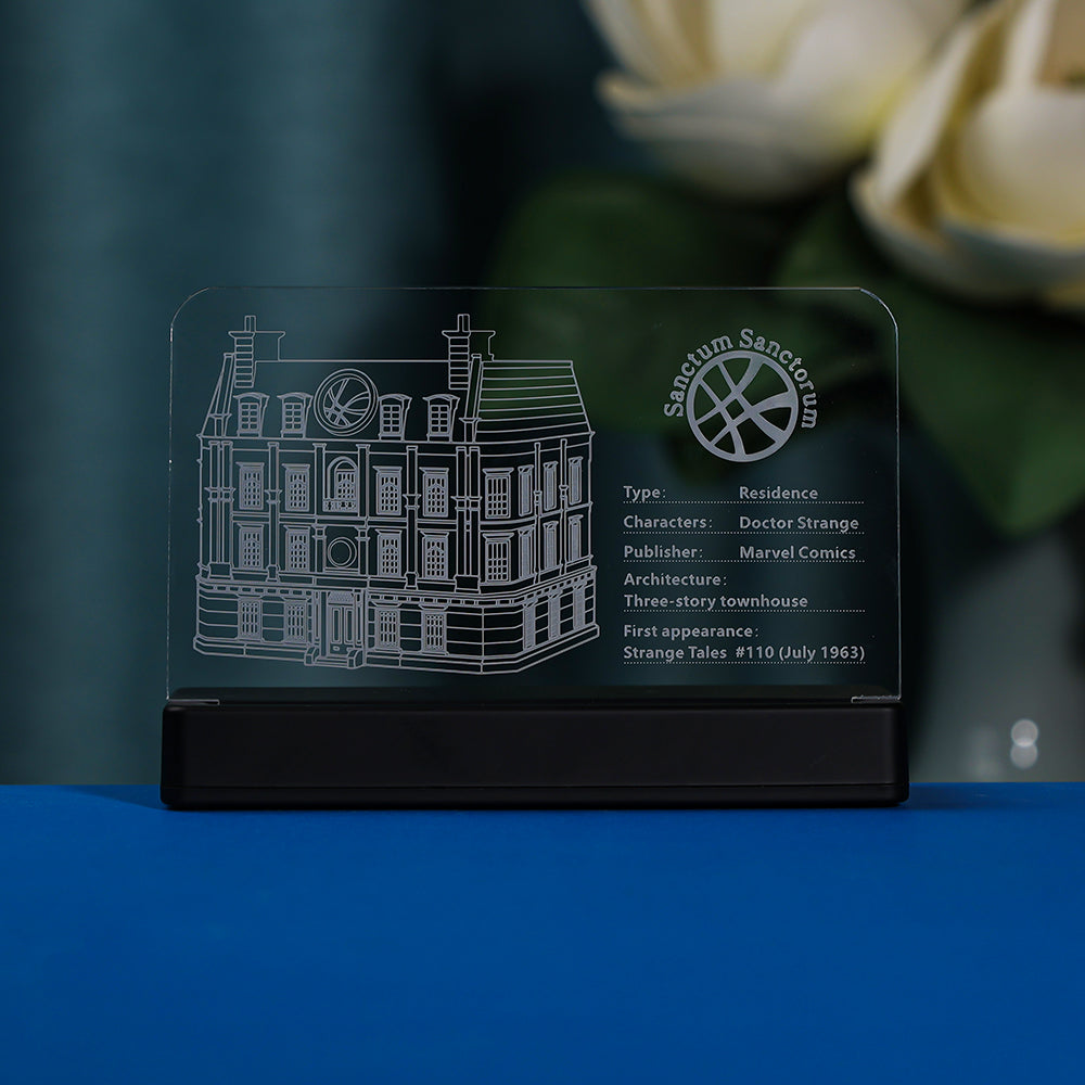 LED Acrylic Nameplate for Sanctum Sanctorum #76218