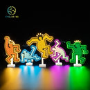 LED Light Kit for Keith Haring – Dancing Figures 31216