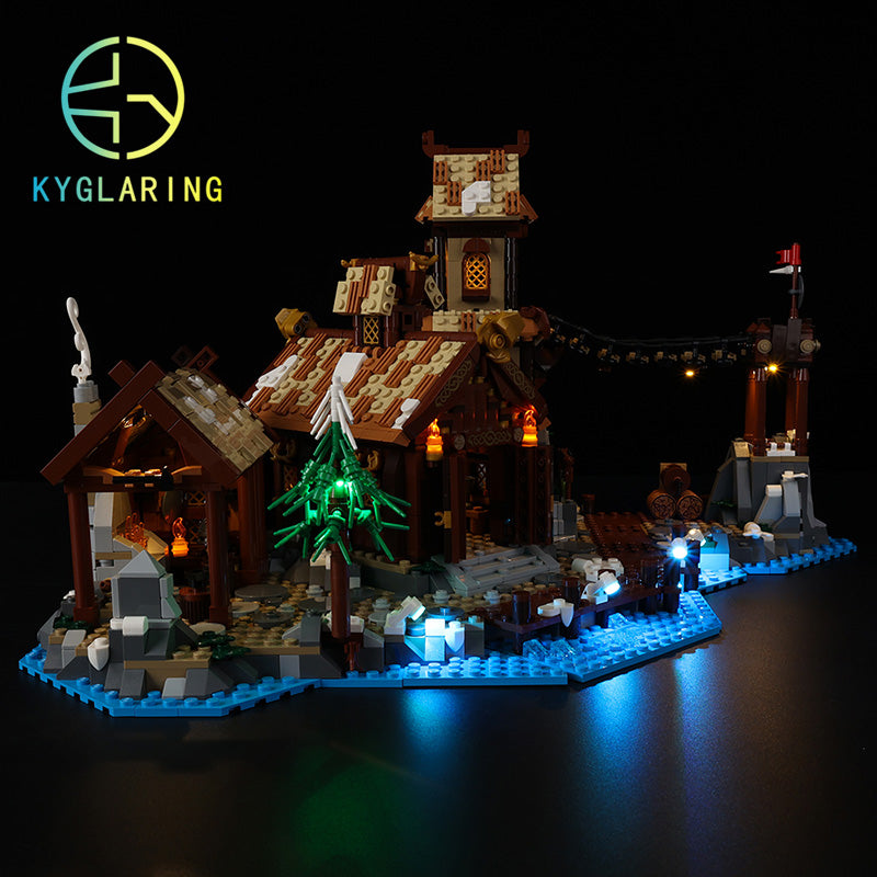 Led Lighting Set for Ideas Viking Village 21343