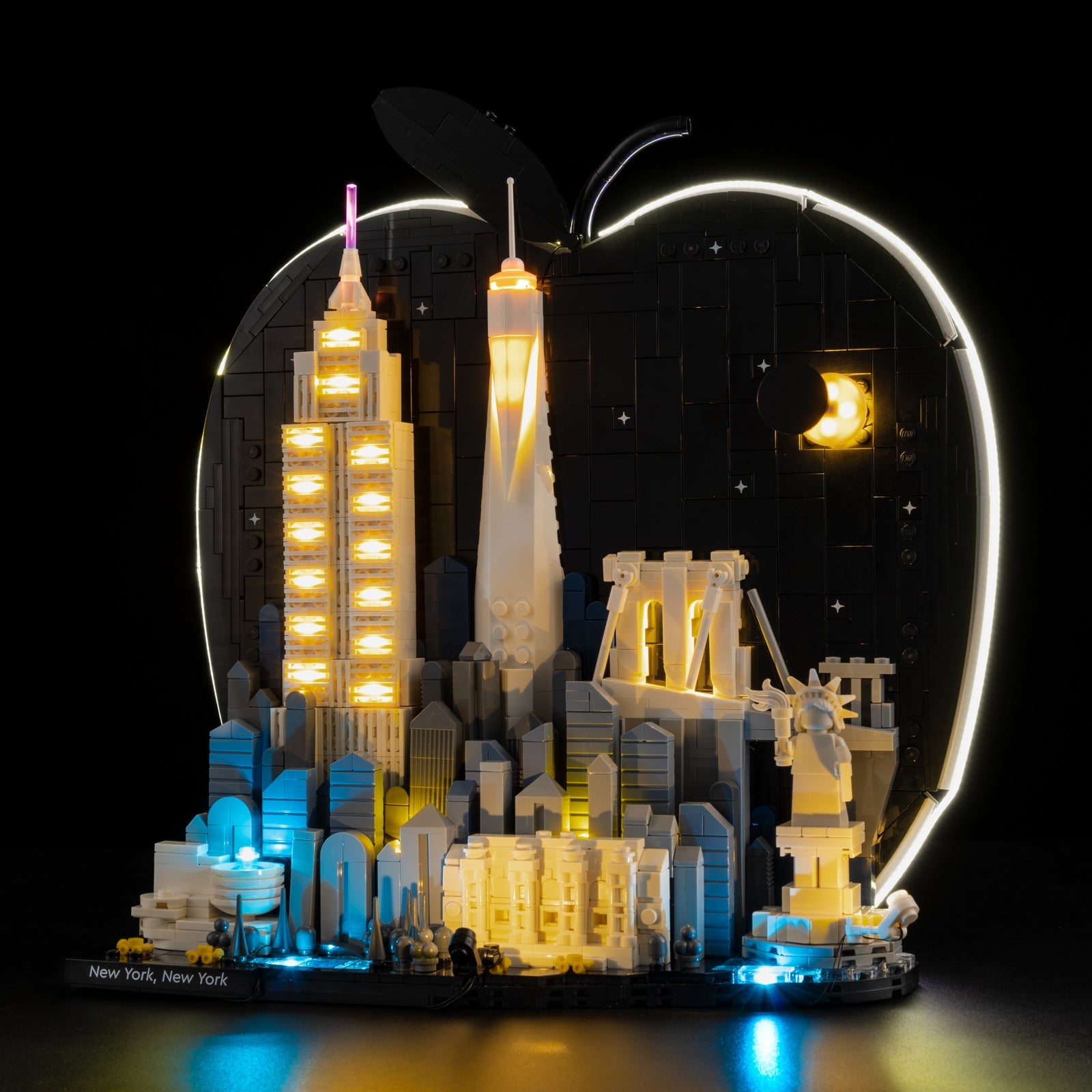 Light Kit For LEGO New York New York 21066 - 3-on