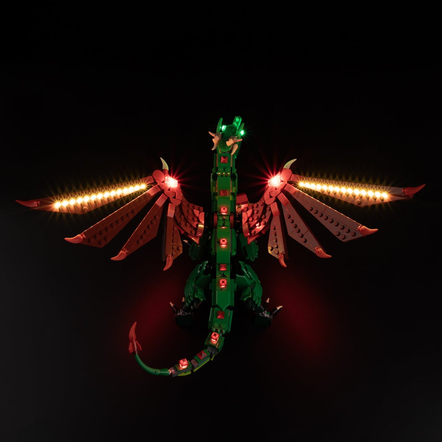 Light Kit For LEGO Medieval Dragon 31161 - 31161-Medieval-Dragon-3-on