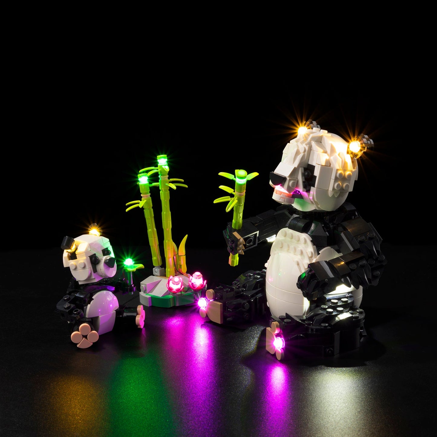 Light Kit For LEGO Wild Animals Panda Family 31165 - 31165-Wild-Animals-Panda-Family-4-on