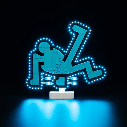 Light Kit For LEGO Keith Haring Dancing Figures 31216 - 31216-Keith-Haring-Dancing-Figures-7-details
