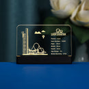 LED Acrylic Nameplate for Loop Coaster