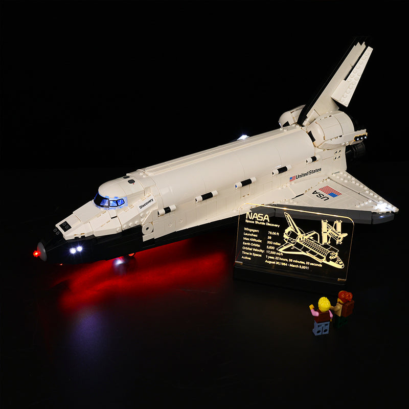 LED Acrylic Nameplate Nameplate for NASA Space Shuttle Discovery