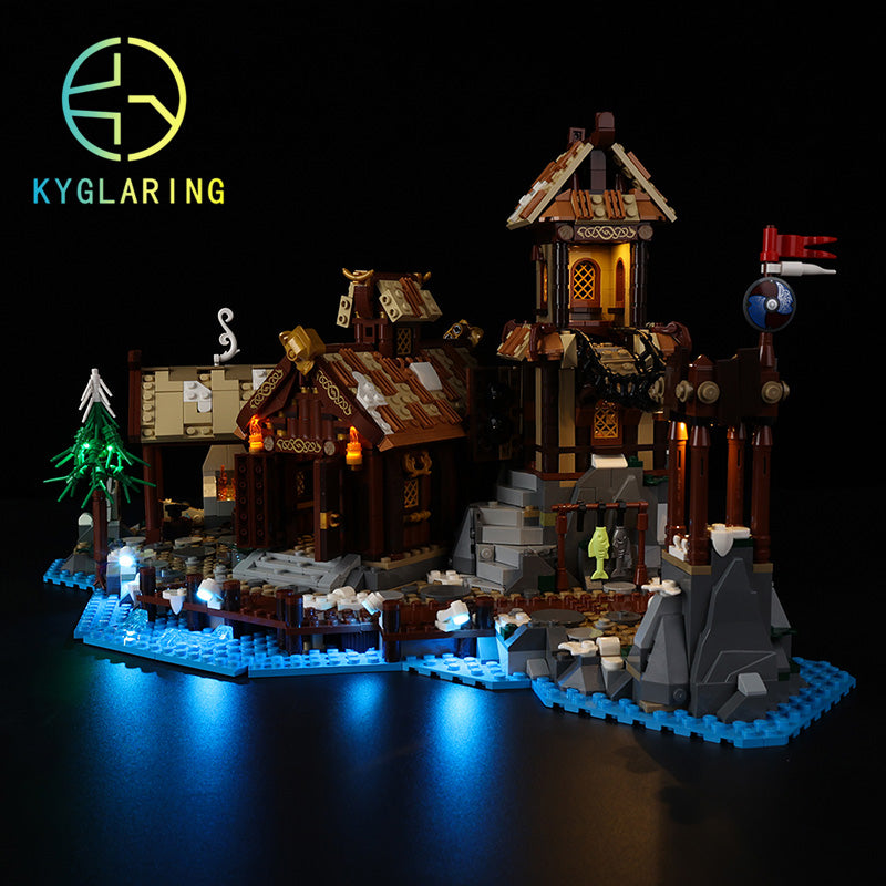 Led Lighting Set for Ideas Viking Village 21343