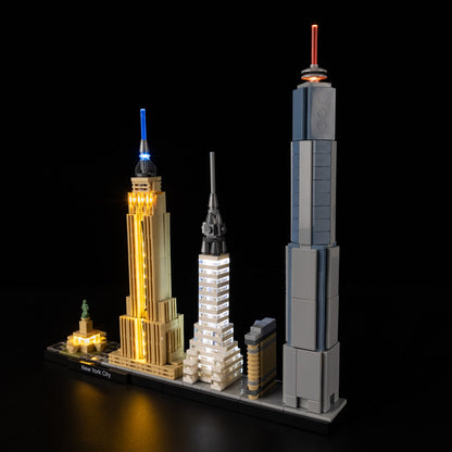 Light Kit For LEGO New York City Touch Version 21028 - 4-on