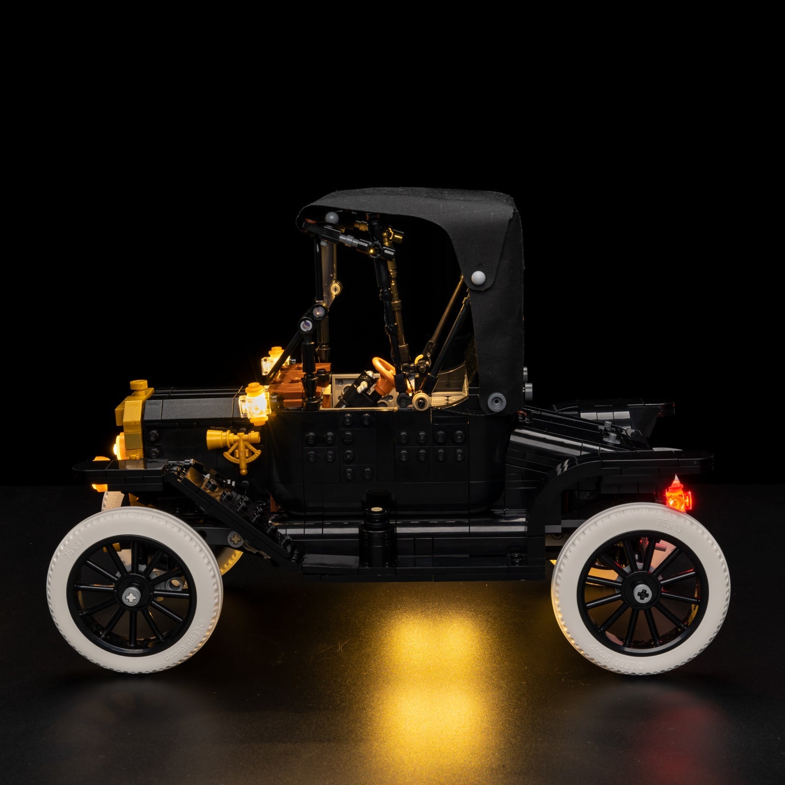 Light Kit For LEGO Ford Model T Touch Version 11376 - 4-on