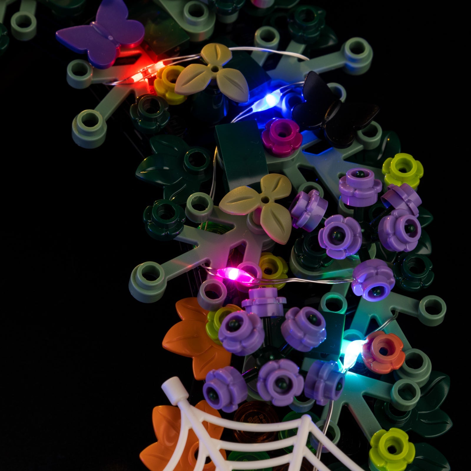Light Kit For LEGO Halloween Wreath 40825 - 40825-Halloween-Wreath-11-details