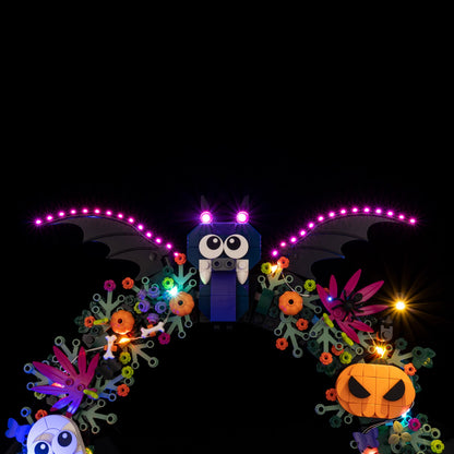 Light Kit For LEGO Halloween Wreath 40825 - 40825-Halloween-Wreath-12-details