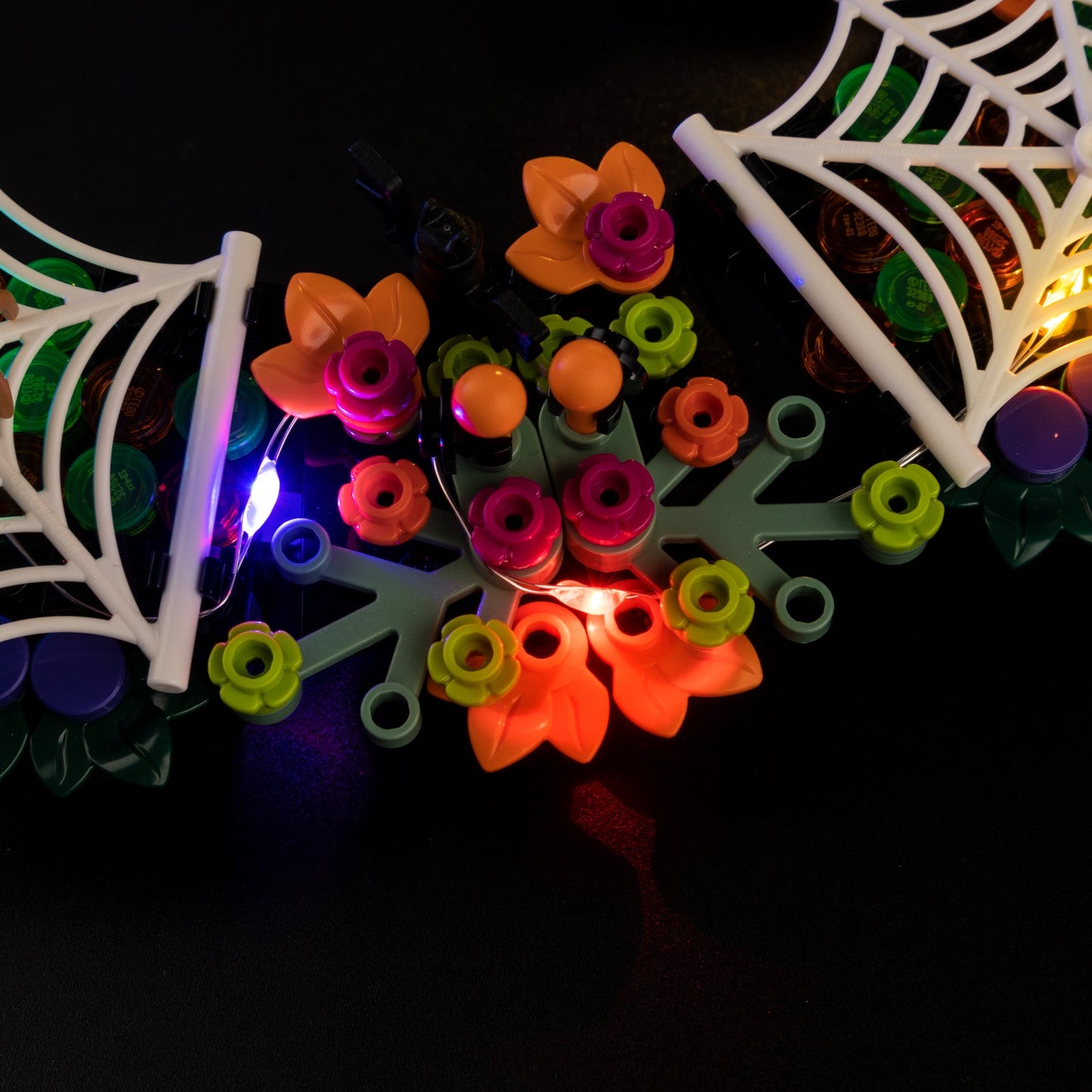 Light Kit For LEGO Halloween Wreath 40825 - 40825-Halloween-Wreath-9-details