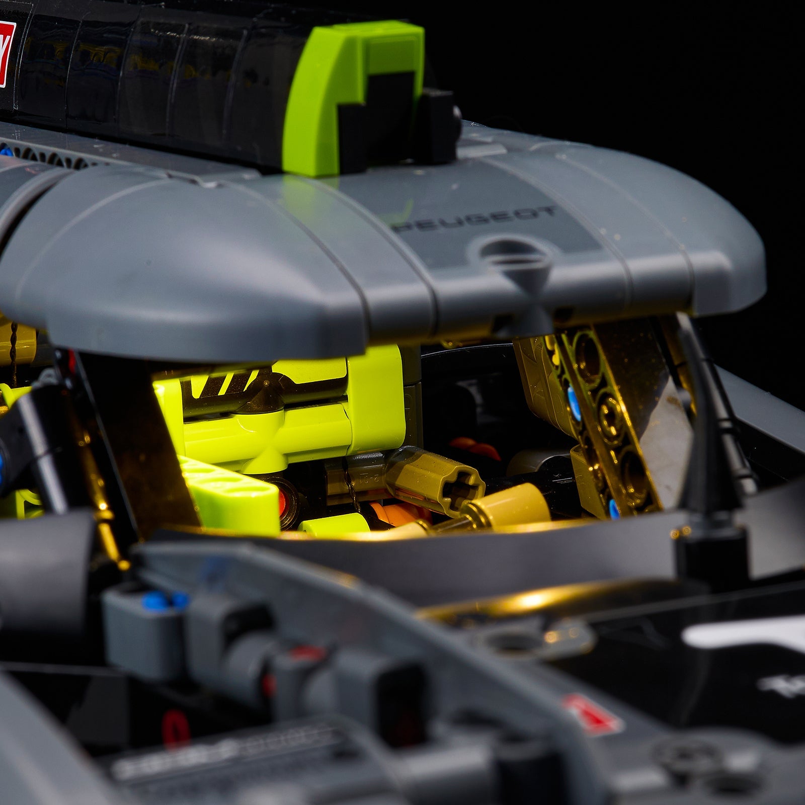 Light Kit For LEGO Peugeot 9X8 24H Le Mans Hybrid Hypercar 42156 - 42156-Peugeot-9X8-24H-Le-Mans-Hybrid-Hypercar-14-details