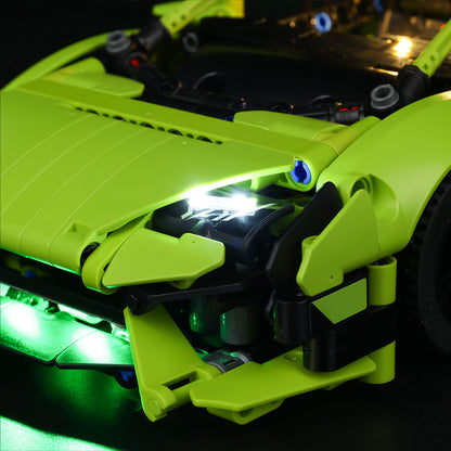 Light Kit For LEGO Lamborghini Huracan Tecnica 42161 - 42161-Lamborghini-Huracan-Tecnica-9-details