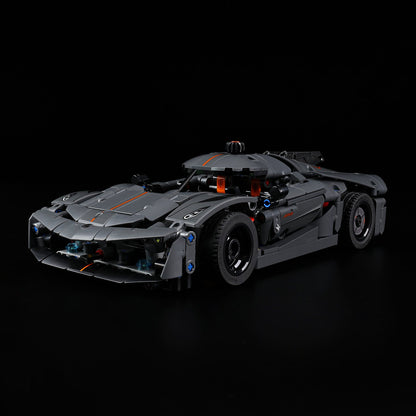 Light Kit For LEGO Koenigsegg Jesko Absolut Grey Hypercar 42173 - 42173-Koenigsegg-Jesko-Absolut-Grey-Hypercar-1-off