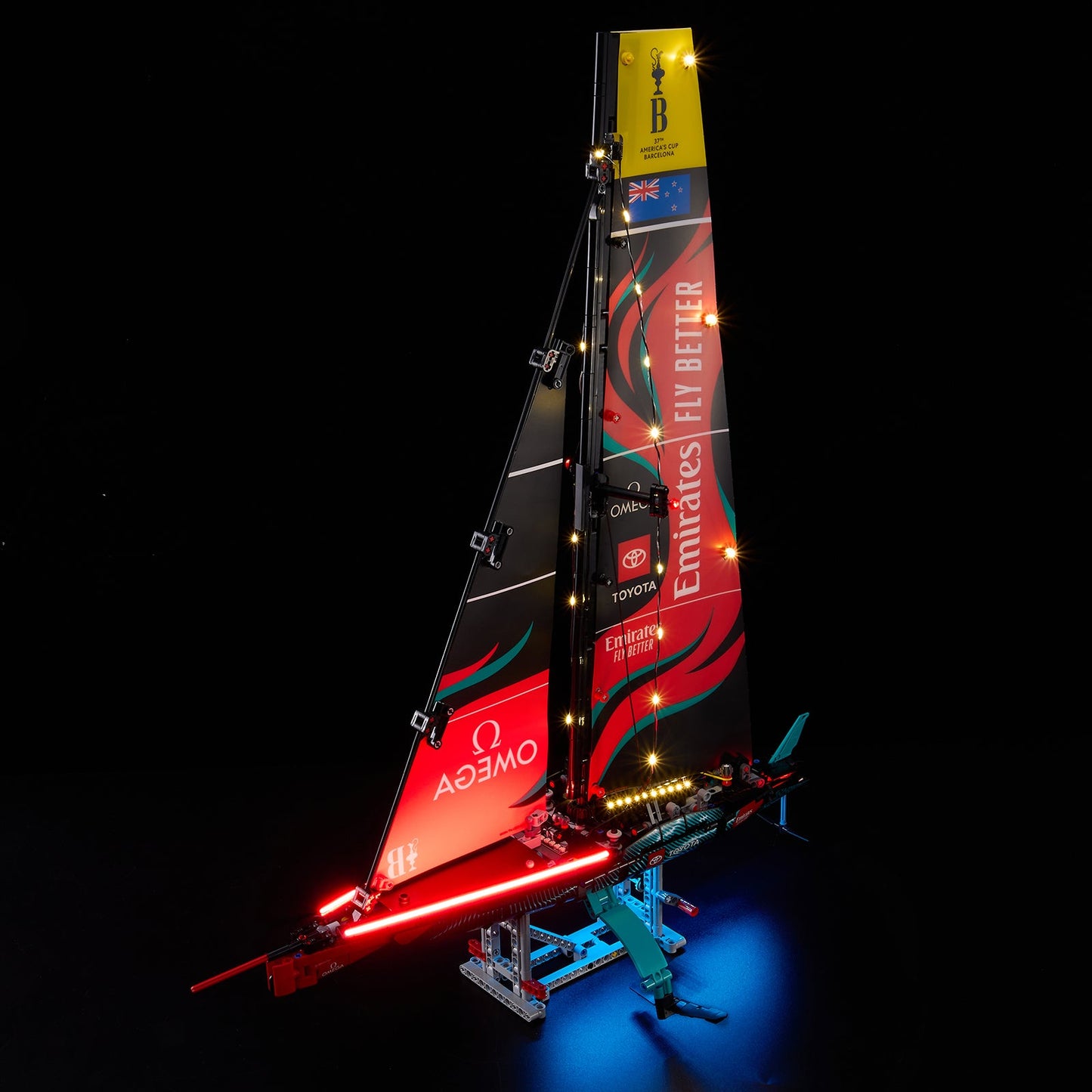 Light Kit For LEGO Emirates Team New Zealand AC75 Racing Yacht 42174 - 42174-Emirates-Team-New-Zealand-AC75-Racing-Yacht-4-on
