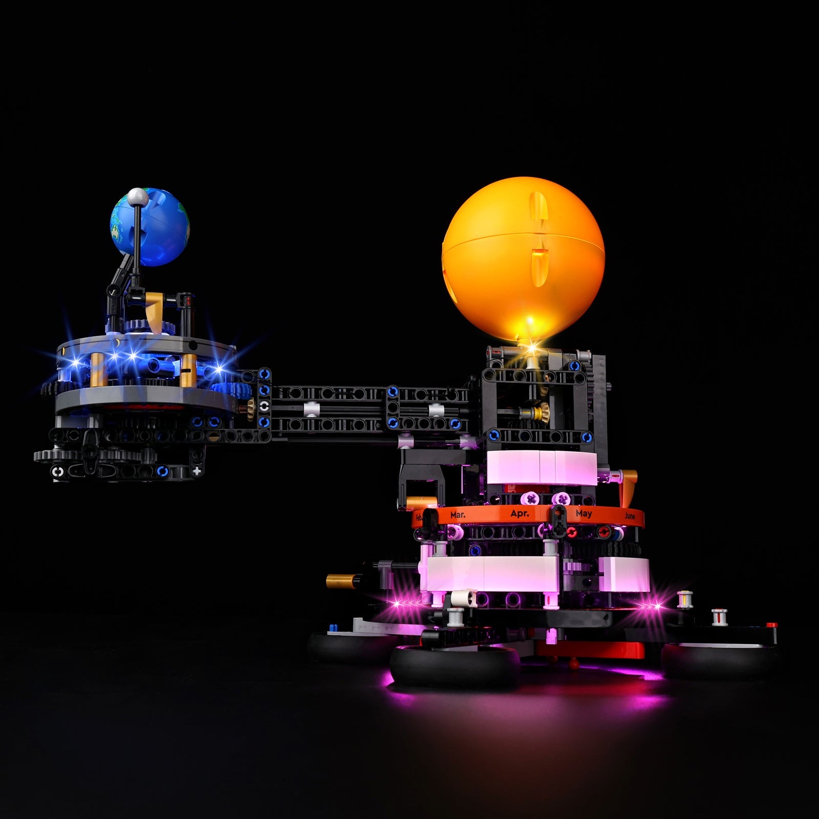 Light Kit For LEGO Planet Earth and Moon in Orbit 42179 - 42179-4-on