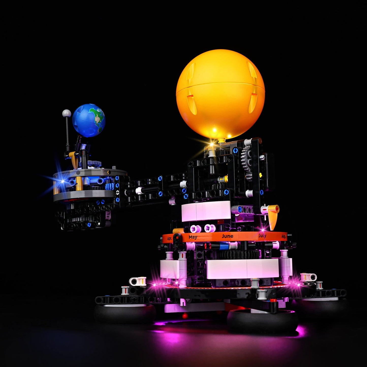 Light Kit For LEGO Planet Earth and Moon in Orbit 42179 - 42179-5-on