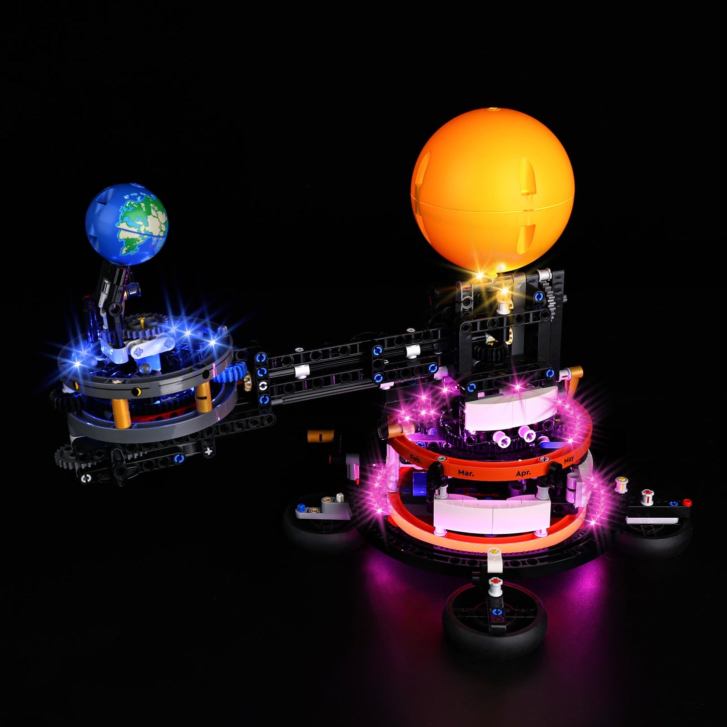 Light Kit For LEGO Planet Earth and Moon in Orbit 42179 - 42179-8-on