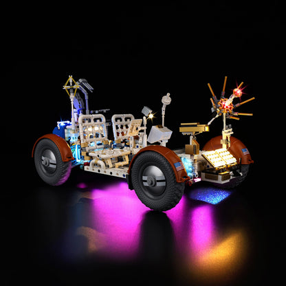 Light Kit For LEGO NASA Apollo Lunar Roving Vehicle - LRV 42182 - 42182-2-on