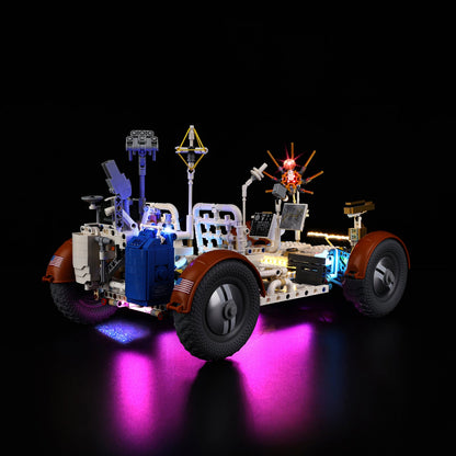 Light Kit For LEGO NASA Apollo Lunar Roving Vehicle - LRV 42182 - 42182-5-on