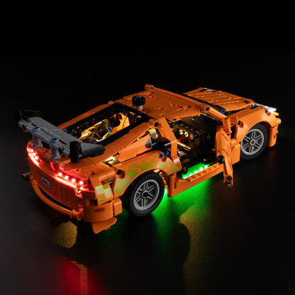 Light Kit For LEGO Fast and Furious Toyota Supra MK4 42204 - 42204-2-on