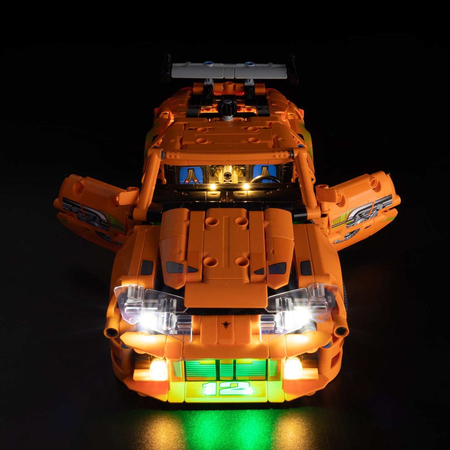 Light Kit For LEGO Fast and Furious Toyota Supra MK4 42204 - 42204-5-on