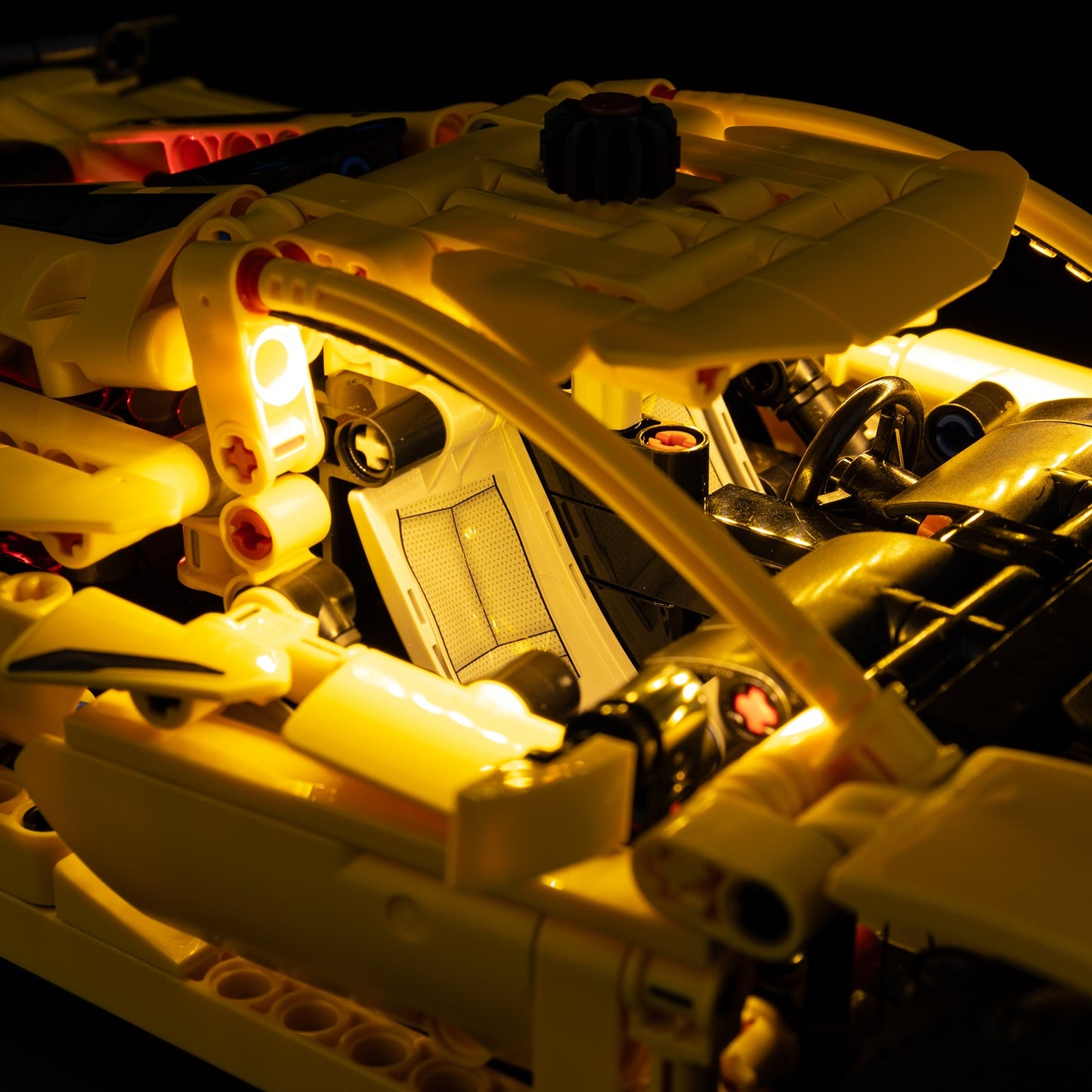 Light Kit For LEGO Chevrolet Corvette Stingray 42205 - 42205-12-details
