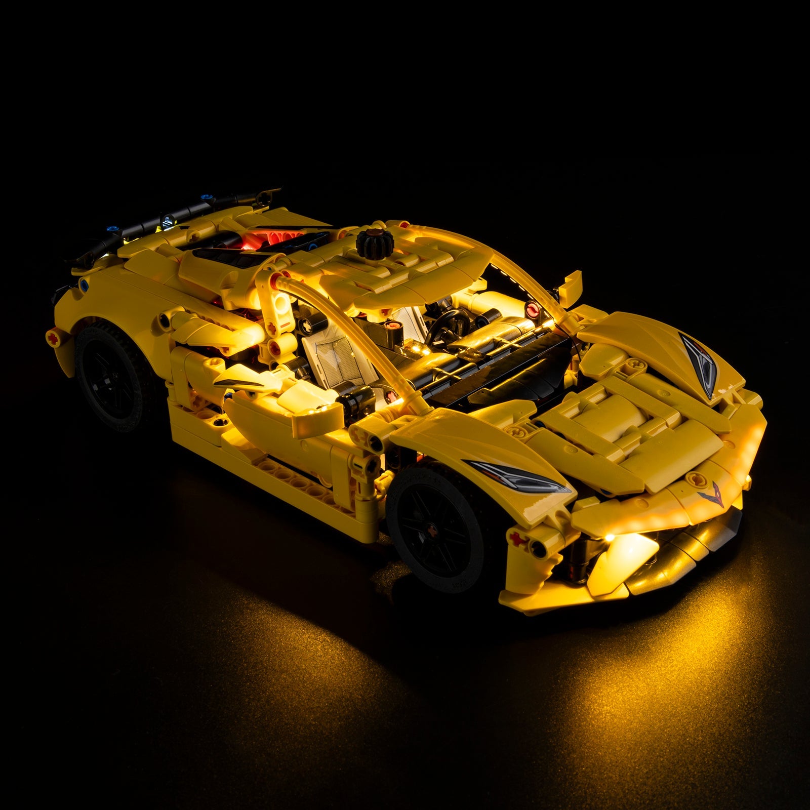 Light Kit For LEGO Chevrolet Corvette Stingray 42205 - 42205-3-on