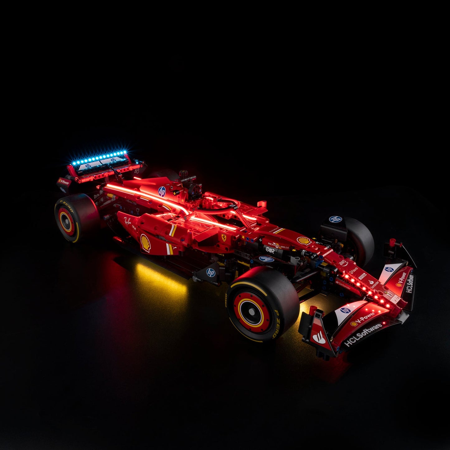 Light Kit For LEGO Ferrari SF-24 F1 Car 42207 - 42207-4-on