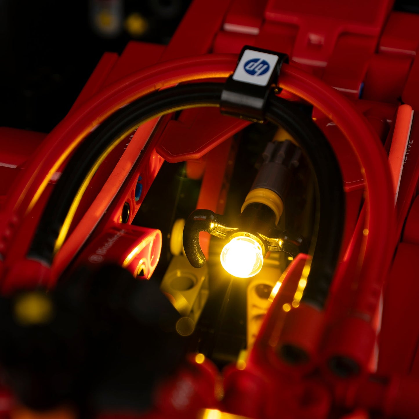 Light Kit For LEGO Ferrari SF-24 F1 Car 42207 - 42207-7-details