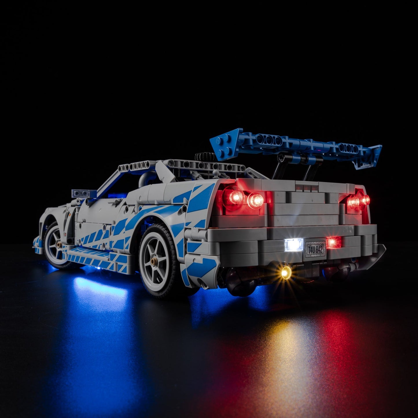Light Kit For LEGO 2 Fast 2 Furious Nissan Skyline GT-R (R34) 42210 - 42210-2-on