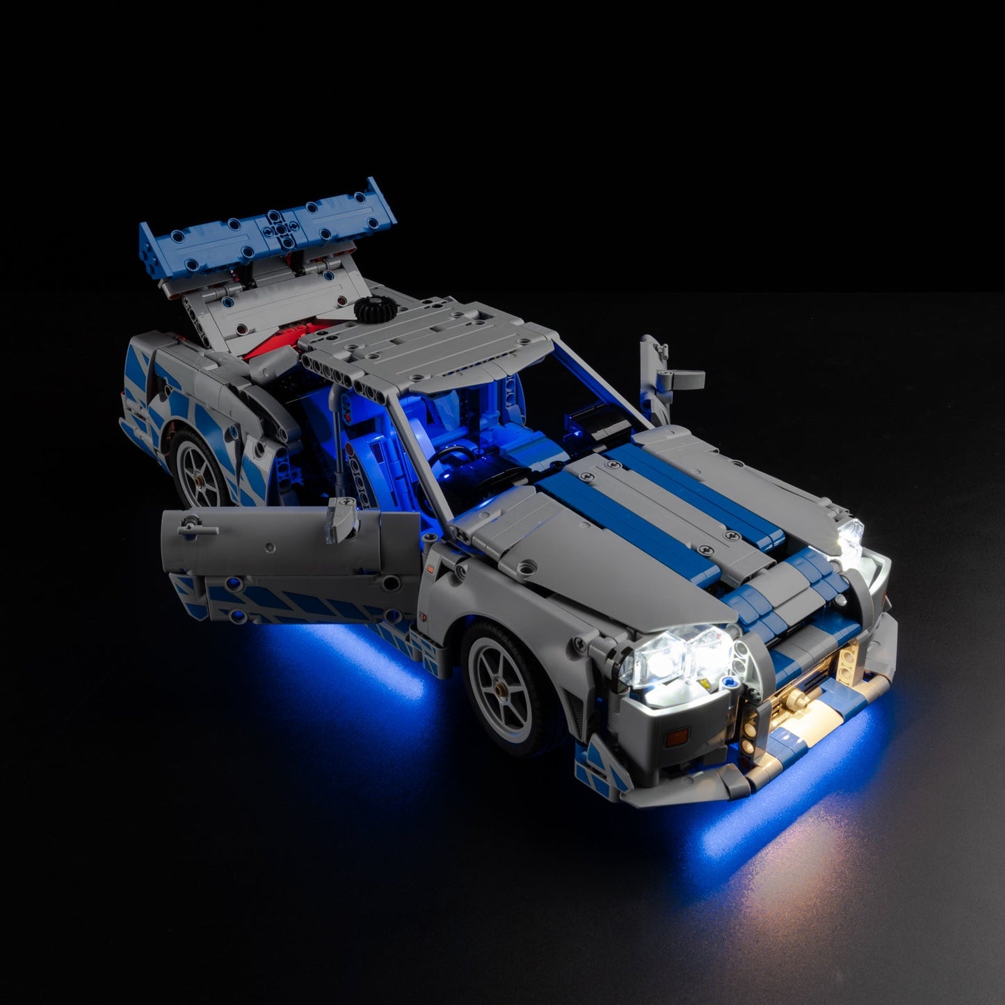 Light Kit For LEGO 2 Fast 2 Furious Nissan Skyline GT-R (R34) 42210 - 42210-5-on